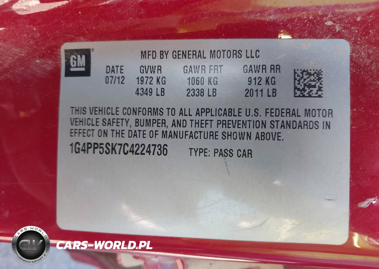 2012 Buick Verano VIN:1G4PP5SK7C4224736 - 9