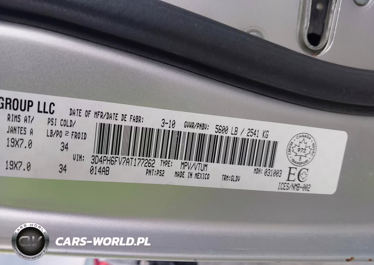 2010 Dodge Journey R-T VIN:3D4PH6FV7AT177262 - 9