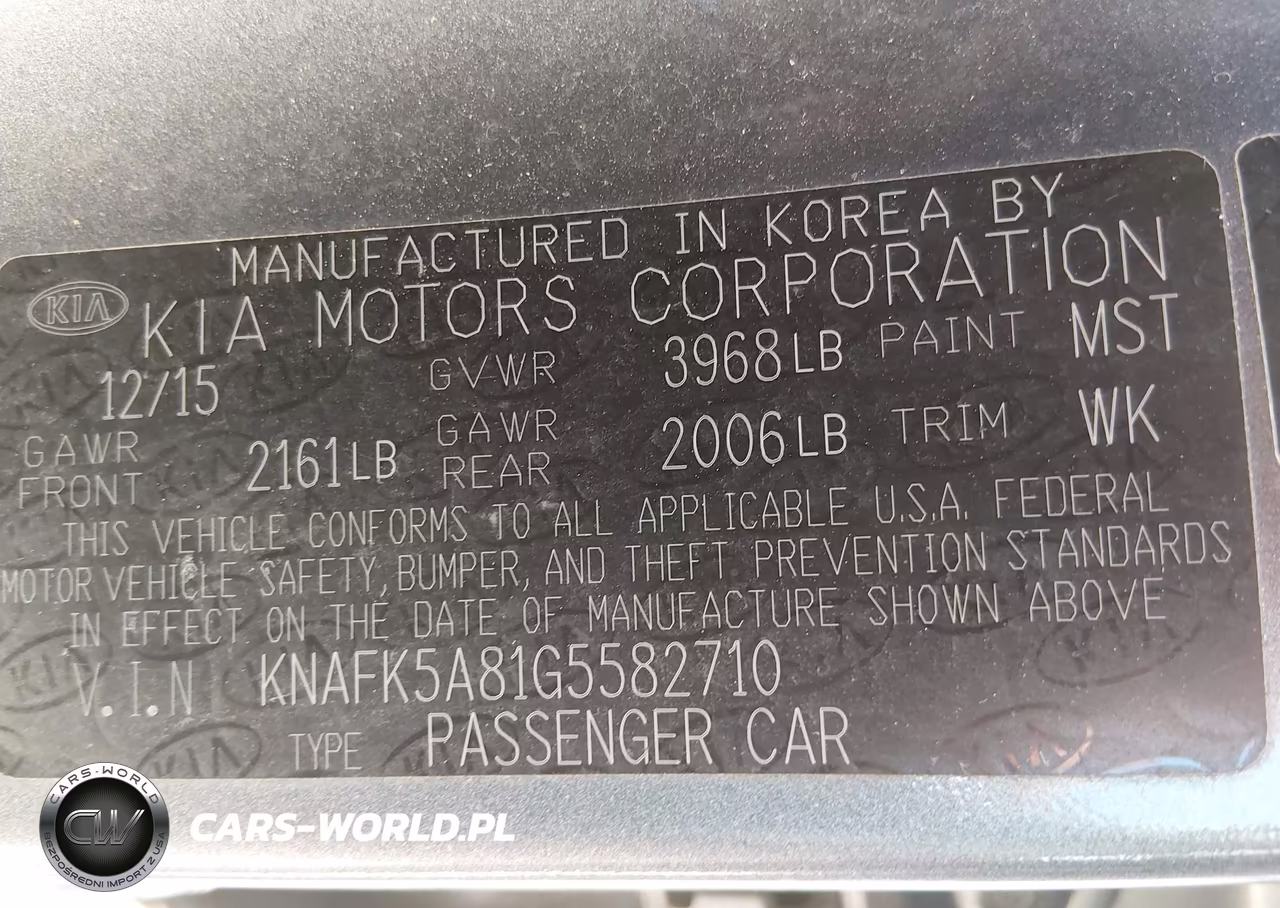 2016 Kia Forte Lx VIN:KNAFK5A81G5582710 - 9