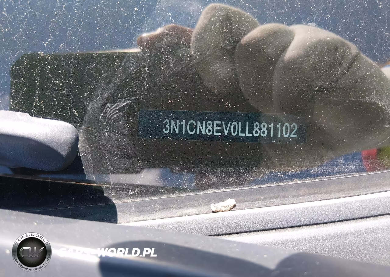 2020 Nissan Versa Sv Xtronic Cvt VIN:3N1CN8EV0LL881102 - 9