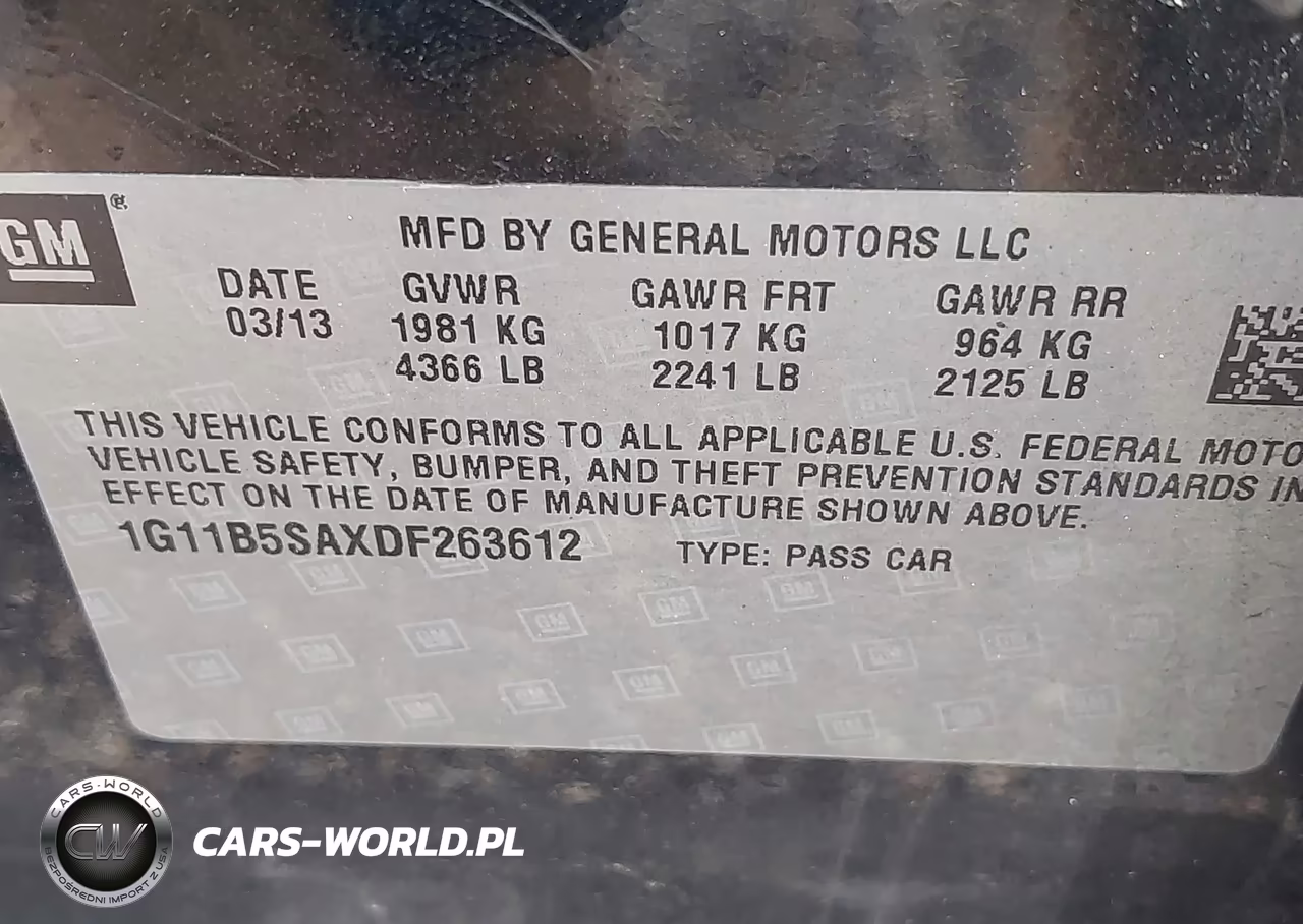 2013 Chevrolet Malibu 1Ls VIN:1G11B5SAXDF263612 - 9