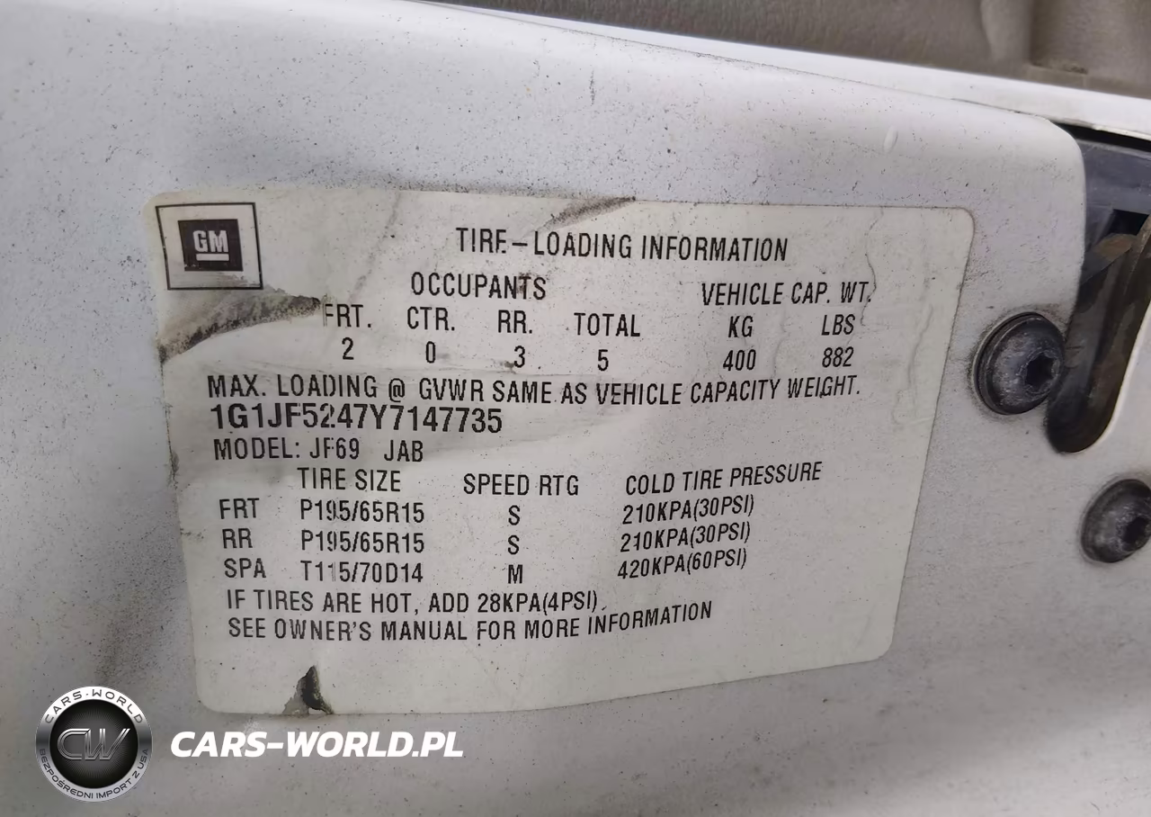 2000 Chevrolet Cavalier Ls VIN:1G1JF5247Y7147735 - 9