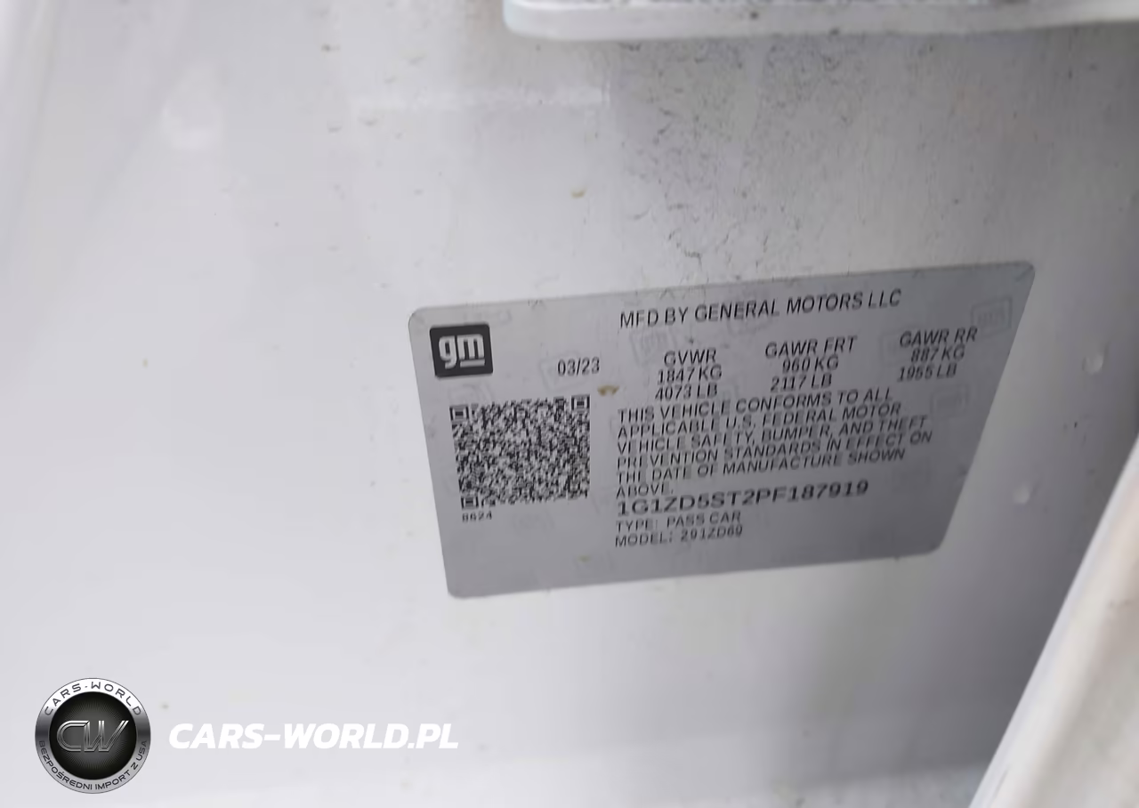 2023 Chevrolet Malibu Fwd 1Lt VIN:1G1ZD5ST2PF187919 - 9