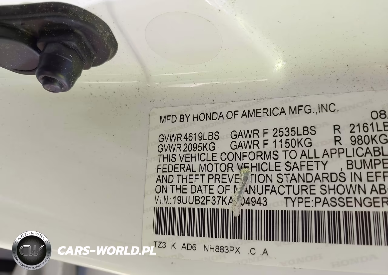 2019 Acura Tlx Standard VIN:19UUB2F37KA004943 - 9