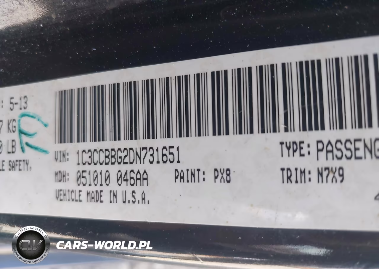 2013 Chrysler 200 Touring VIN:1C3CCBBG2DN731651 - 9