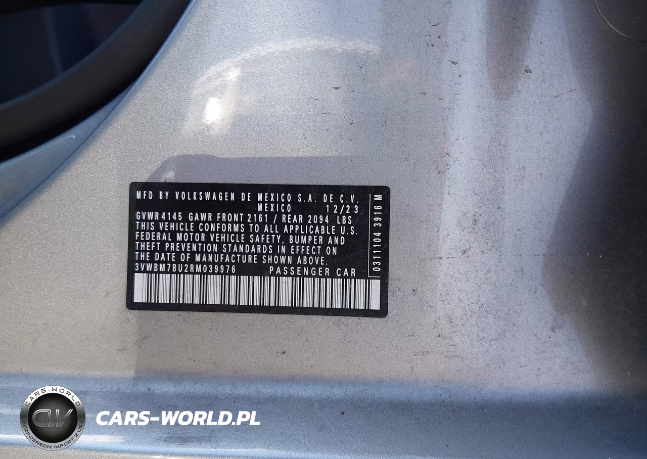 2024 Volkswagen Jetta 1.5T Sport VIN:3VWBM7BU2RM039976 - 9