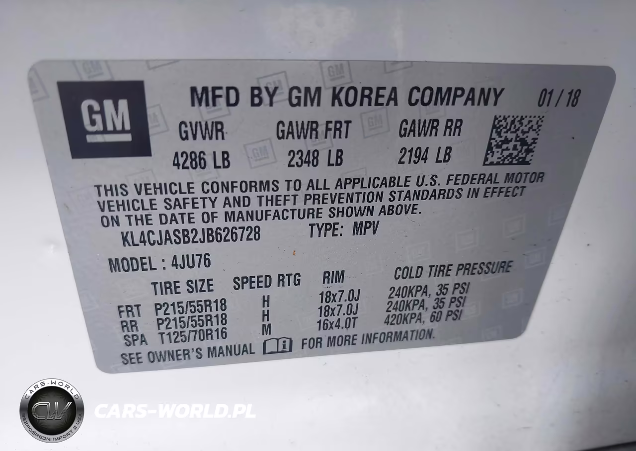 2018 Buick Encore Preferred VIN:KL4CJASB2JB626728 - 9