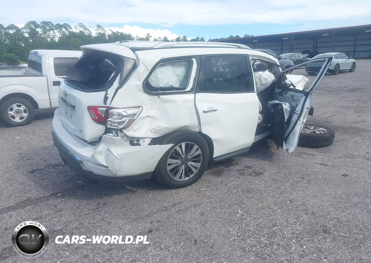 2017 Nissan Pathfinder Sl VIN:5N1DR2MN1HC624484 - 4