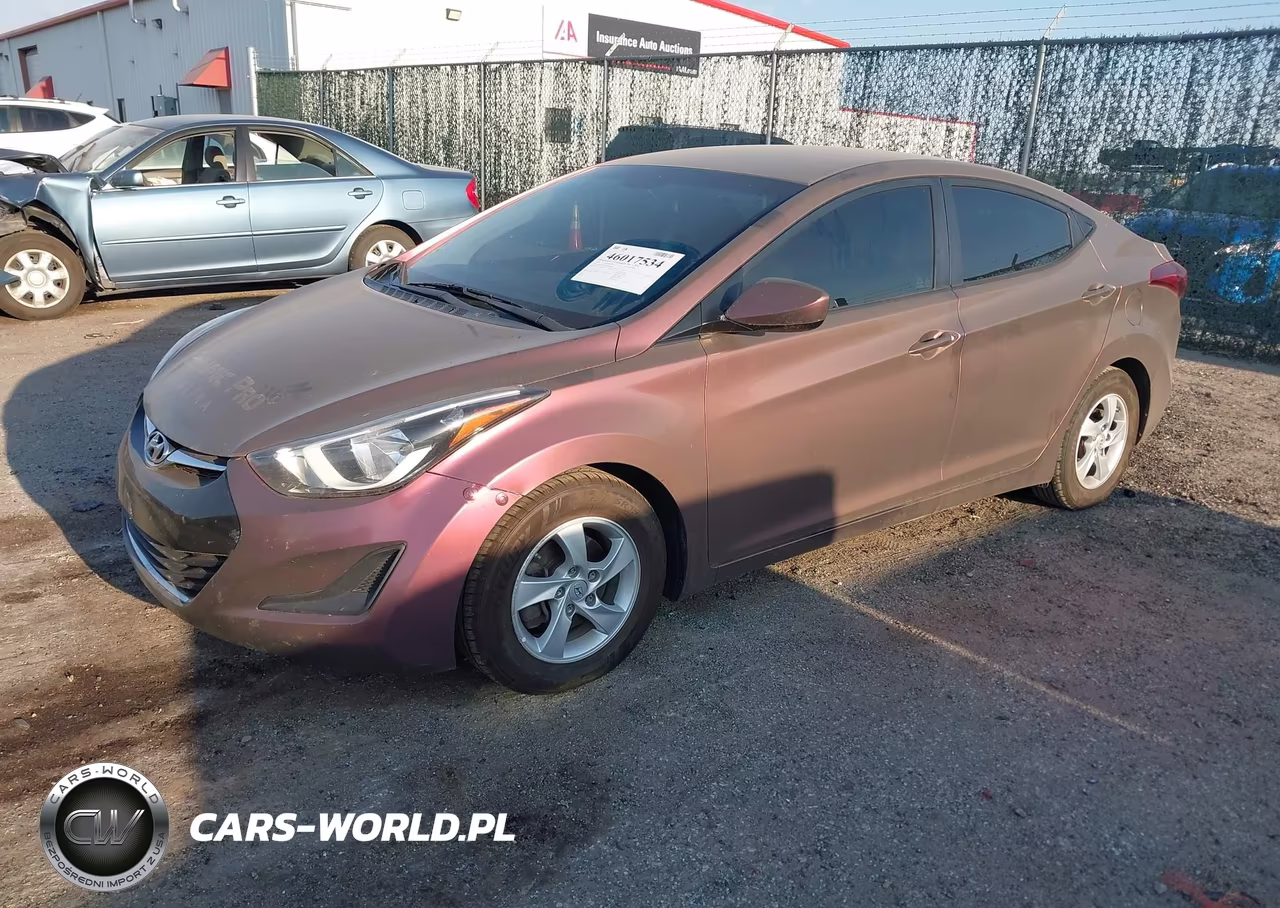 2015 Hyundai Elantra Se VIN:5NPDH4AEXFH580686 - 2
