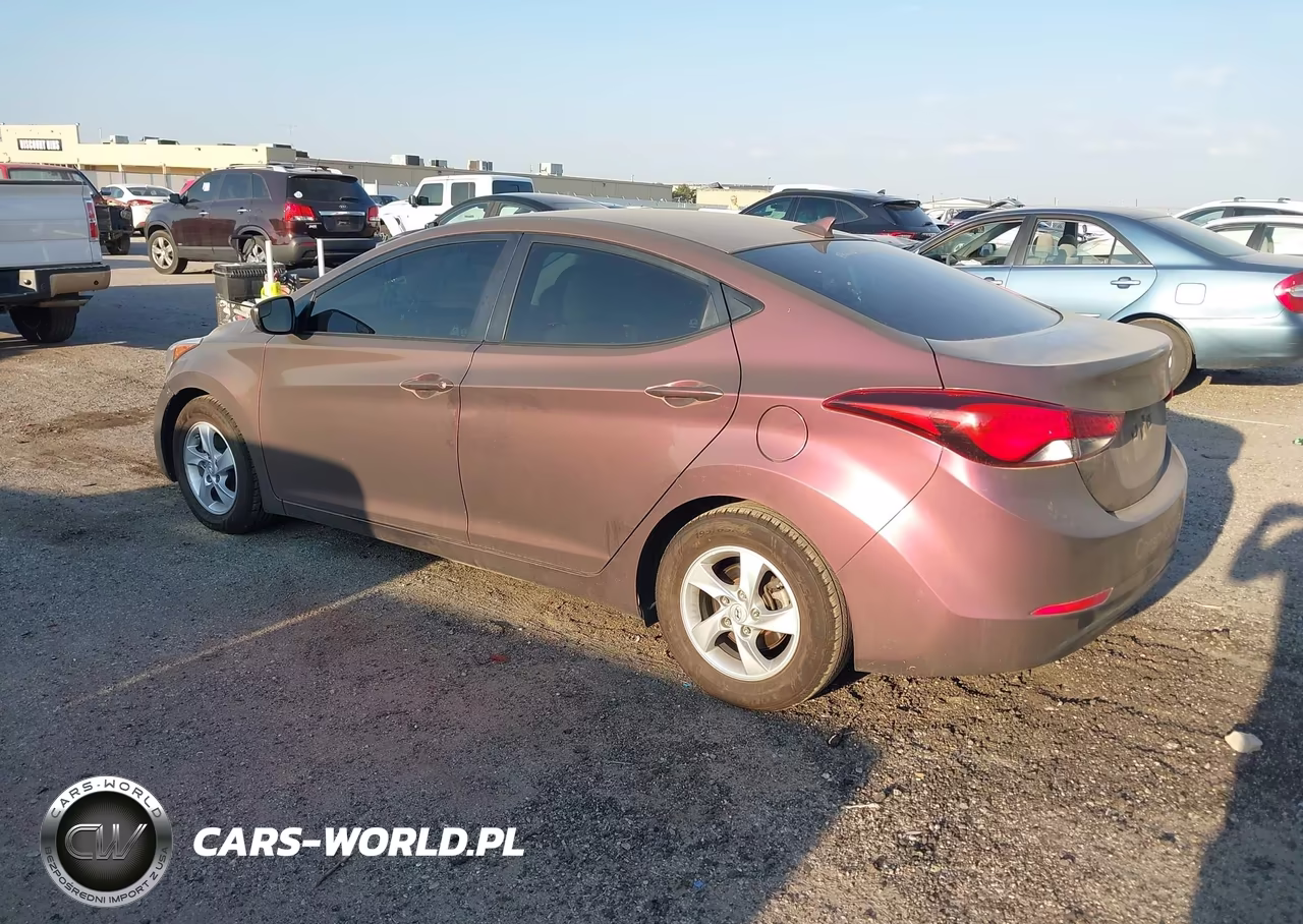 2015 Hyundai Elantra Se VIN:5NPDH4AEXFH580686 - 3