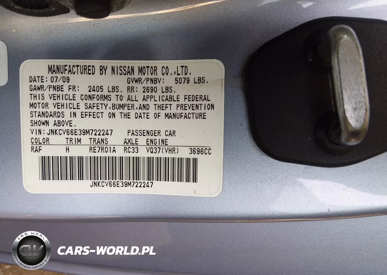 2009 Infiniti G37 VIN:JNKCV66E39M722247 - 9