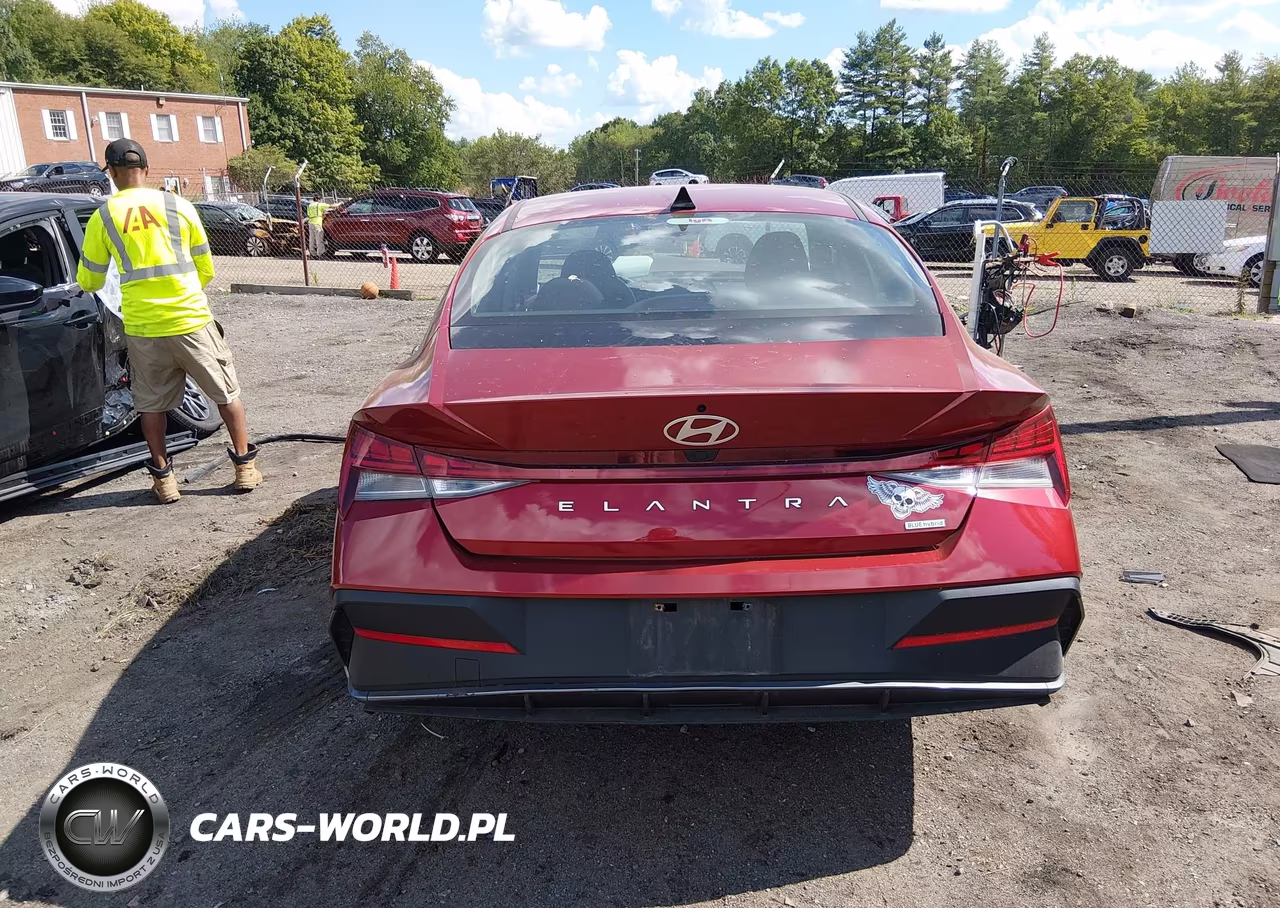 2025 Hyundai Elantra Hybrid Blue VIN:KMHLM4DJ2SU123589 - 17