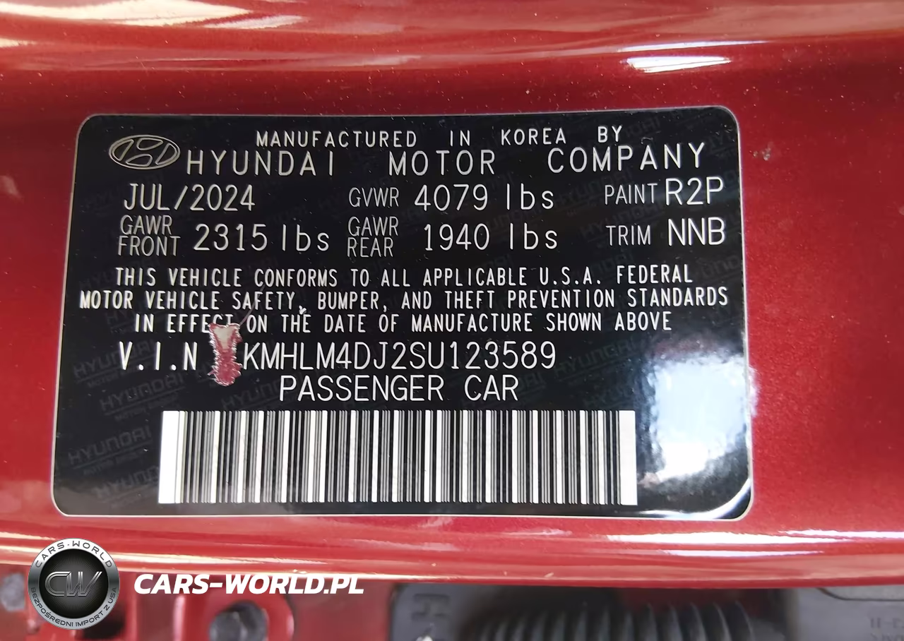 2025 Hyundai Elantra Hybrid Blue VIN:KMHLM4DJ2SU123589 - 9