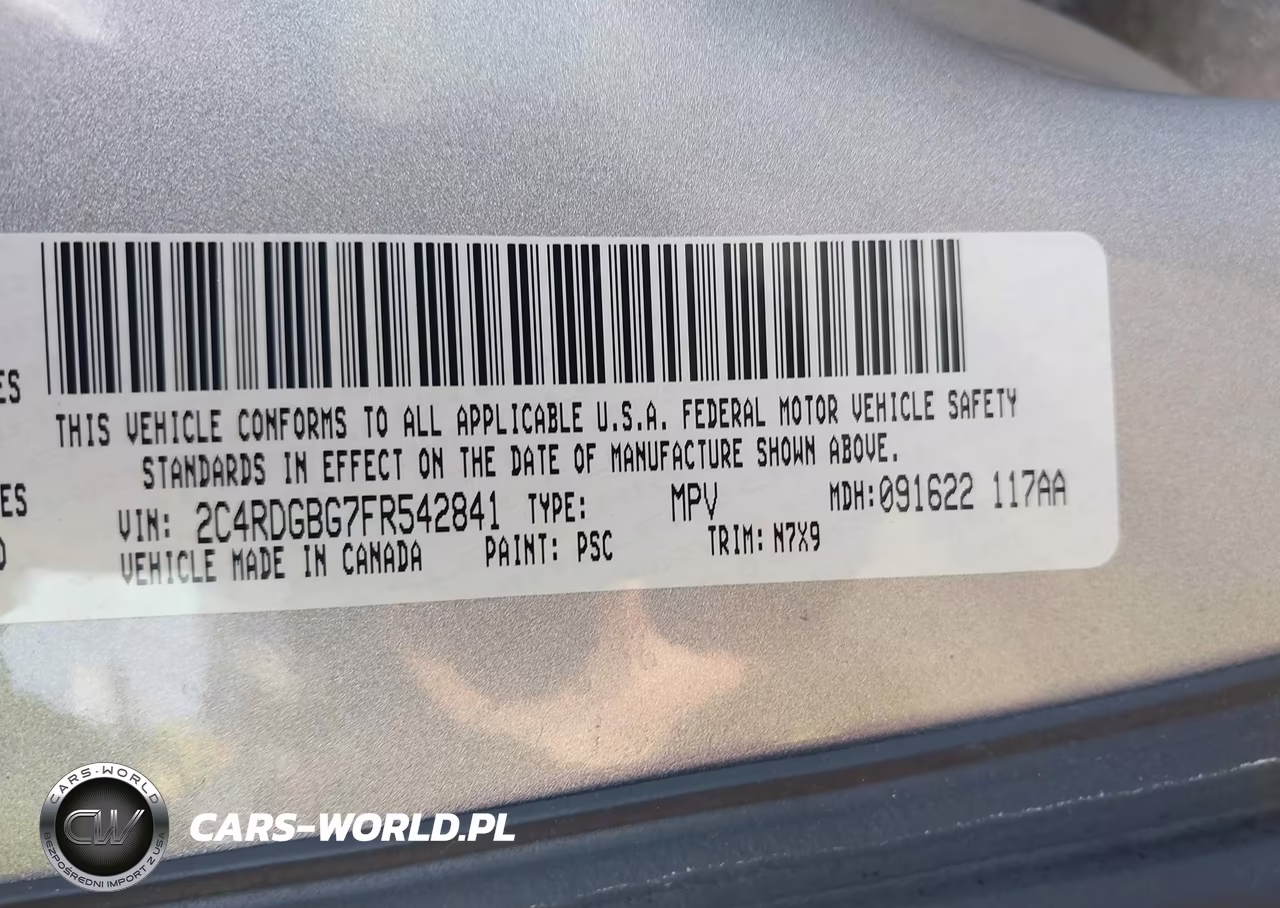 2015 Dodge Grand Caravan Se VIN:2C4RDGBG7FR542841 - 9