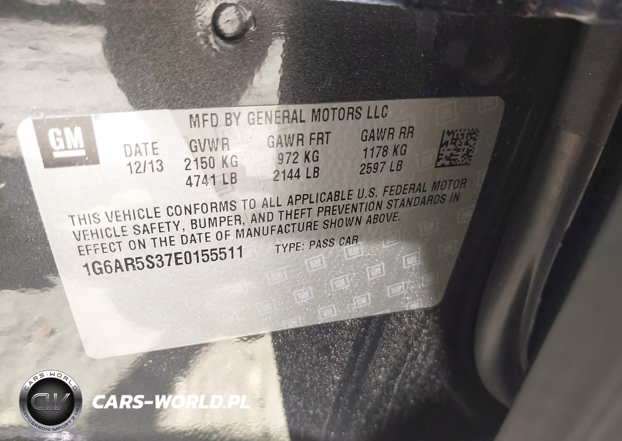 2014 Cadillac Cts Luxury VIN:1G6AR5S37E0155511 - 9