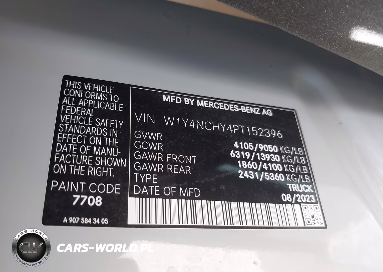 2023 Mercedes-Benz Sprinter 2500 High Roof 4-Cyl Diesel Ho VIN:W1Y4NCHY4PT152396 - 9