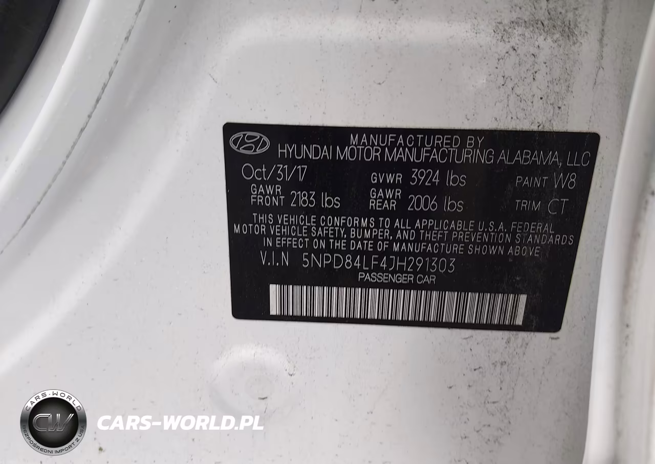 2018 Hyundai Elantra Sel VIN:5NPD84LF4JH291303 - 9