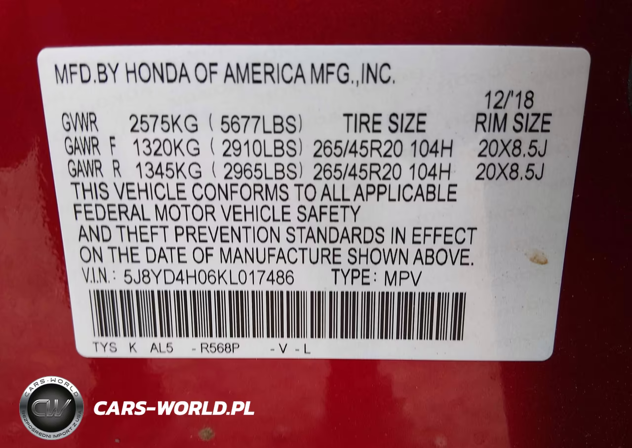 2019 Acura Mdx Tech A-Spec Pkgs VIN:5J8YD4H06KL017486 - 9