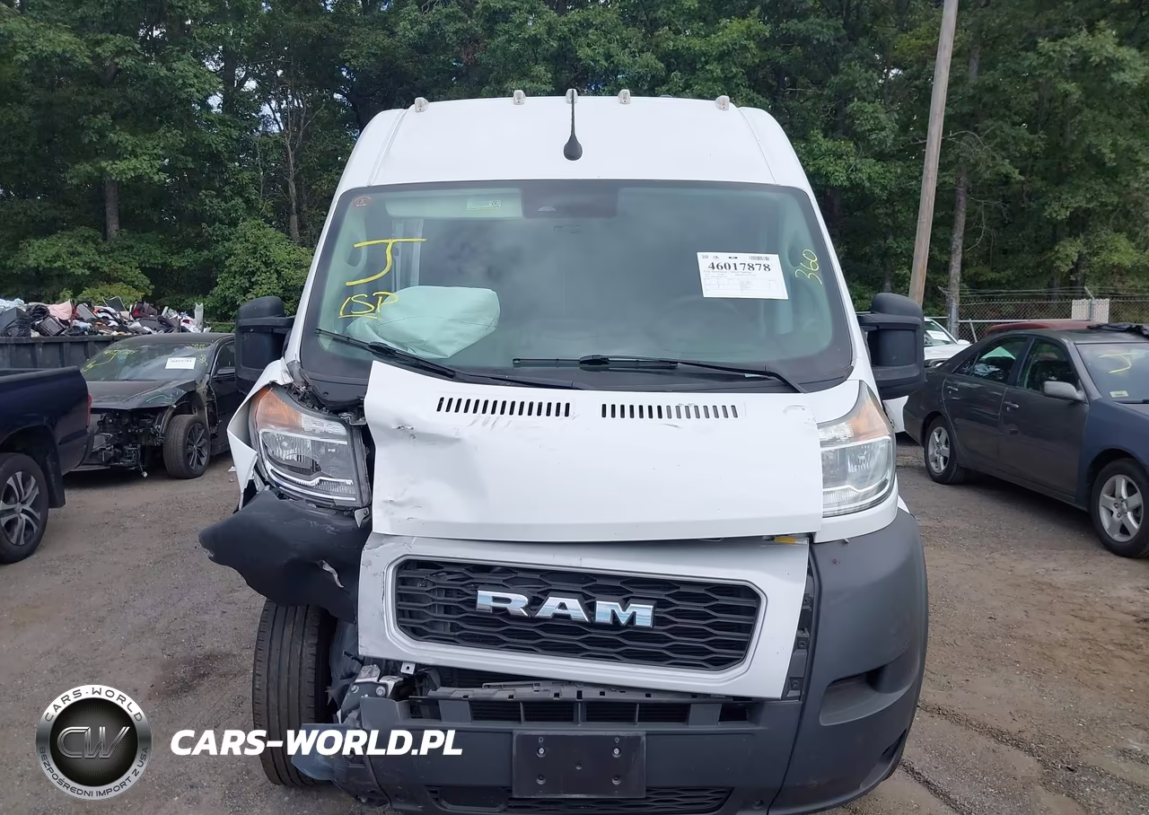 2022 Ram Promaster 3500 Cargo Van High Roof 159 Wb Ext VIN:3C6MRVJG5NE123931 - 12