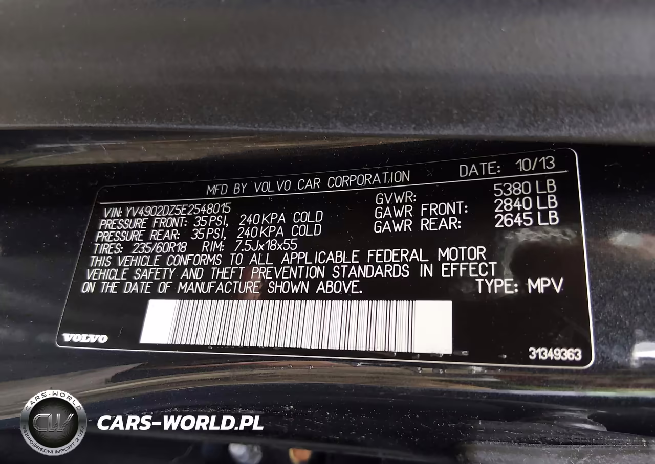 2014 Volvo Xc60 T6 R-Design VIN:YV4902DZ5E2548015 - 9