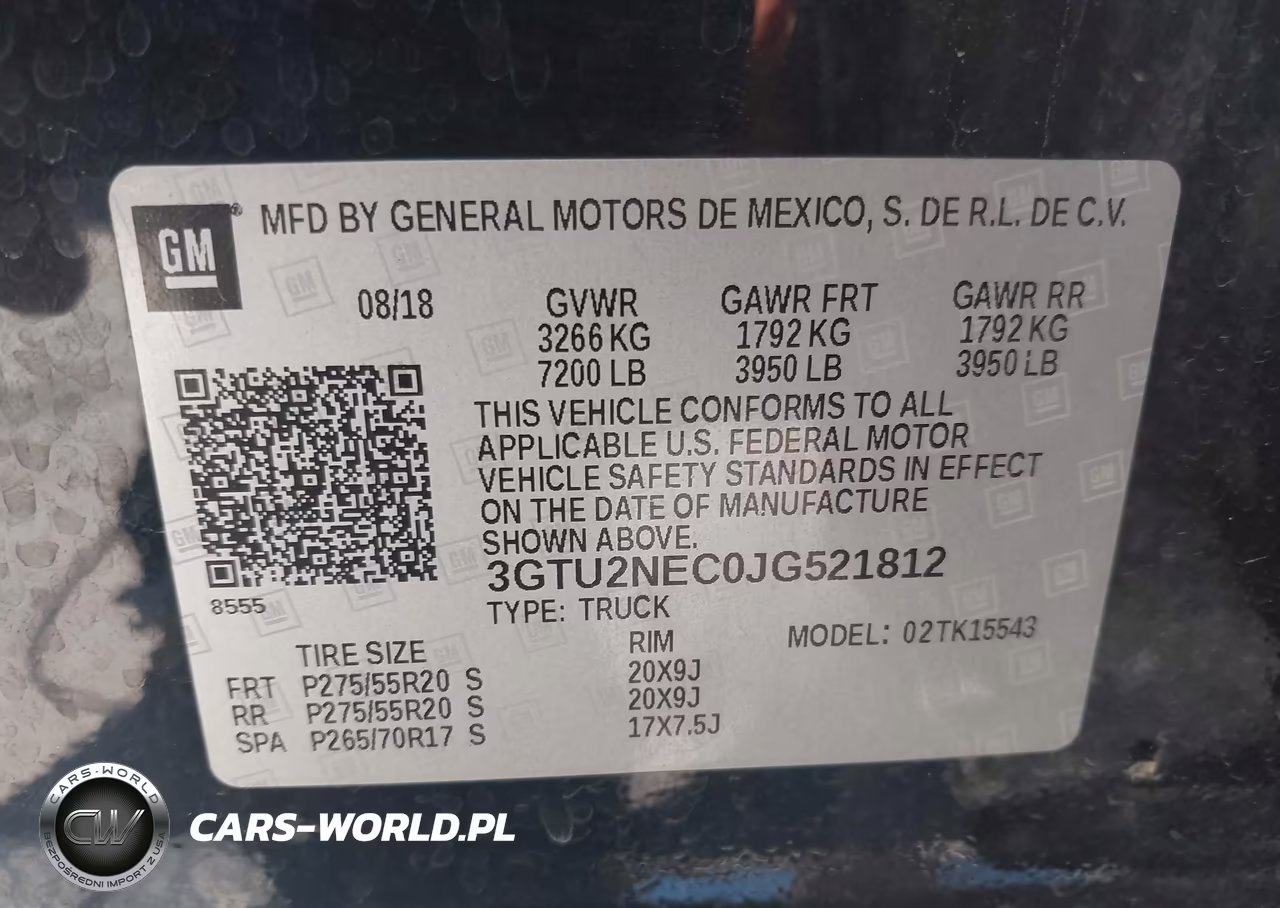 2018 GMC Sierra 1500 Slt VIN:3GTU2NEC0JG521812 - 9
