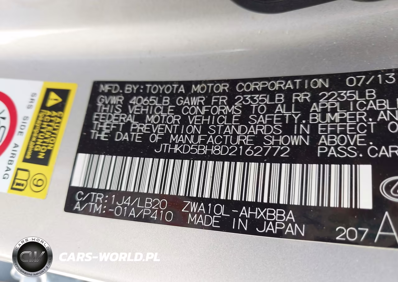 2013 Lexus Ct 200H VIN:JTHKD5BH8D2162772 - 9