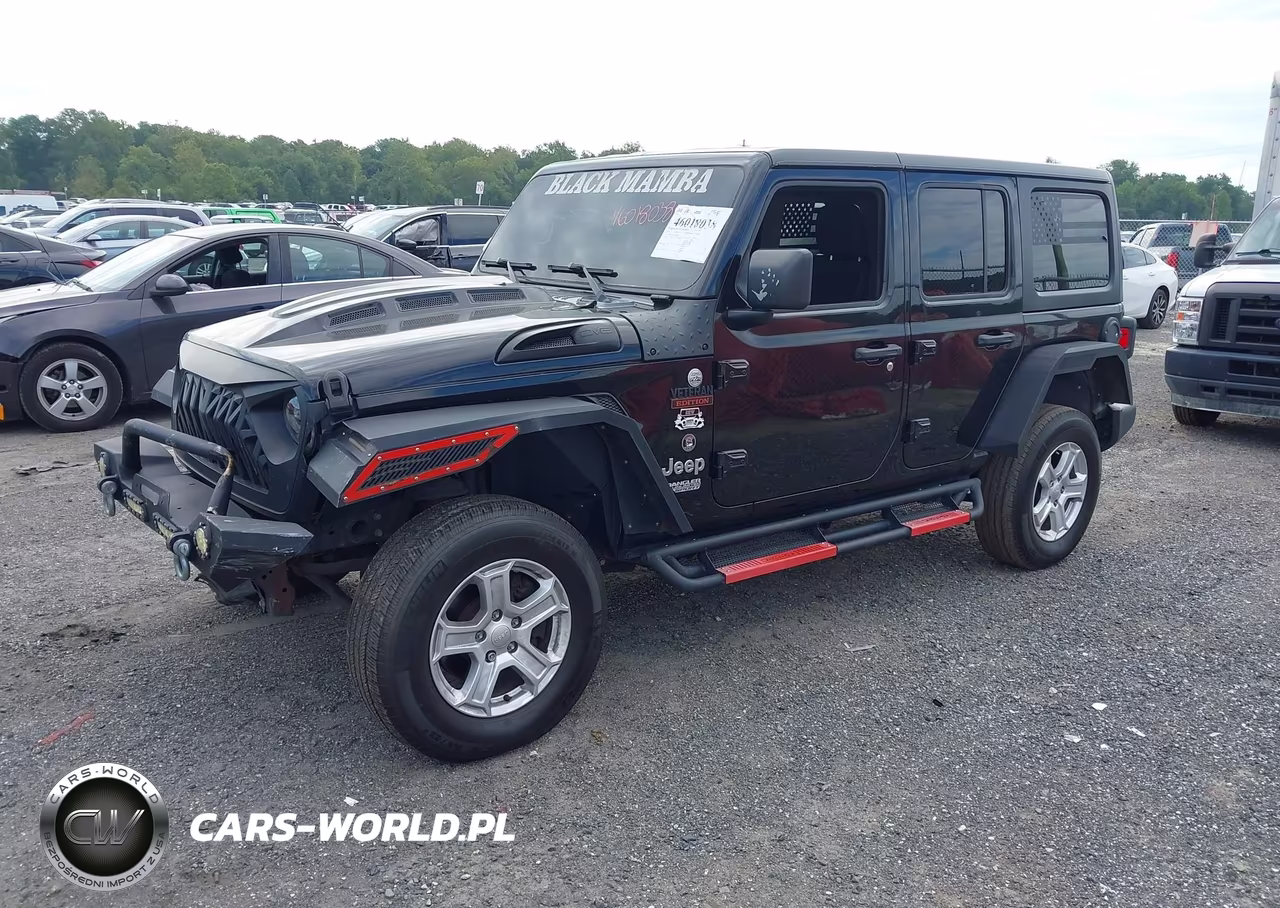 2018 Jeep Wrangler Unlimited Sport S 4X4 VIN:1C4HJXDG0JW108620 - 2
