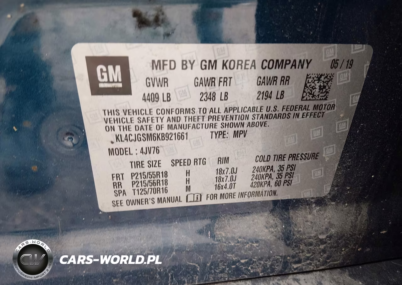 2019 Buick Encore Awd Essence VIN:KL4CJGSM6KB921661 - 9