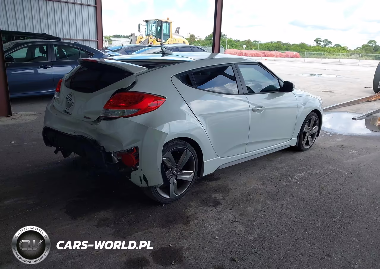 2015 Hyundai Veloster Turbo VIN:KMHTC6AE5FU243088 - 4