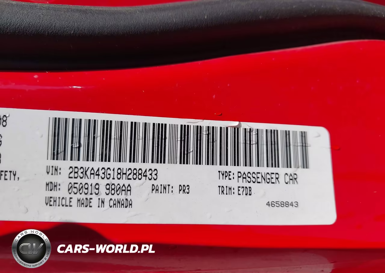 2008 Dodge Charger VIN:2B3KA43G18H288433 - 9