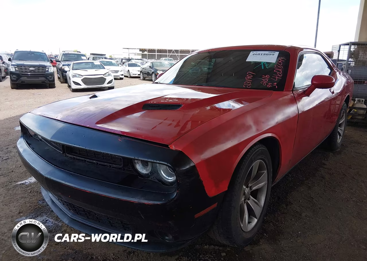 2016 Dodge Challenger Sxt VIN:2C3CDZAG3GH231907 - 2