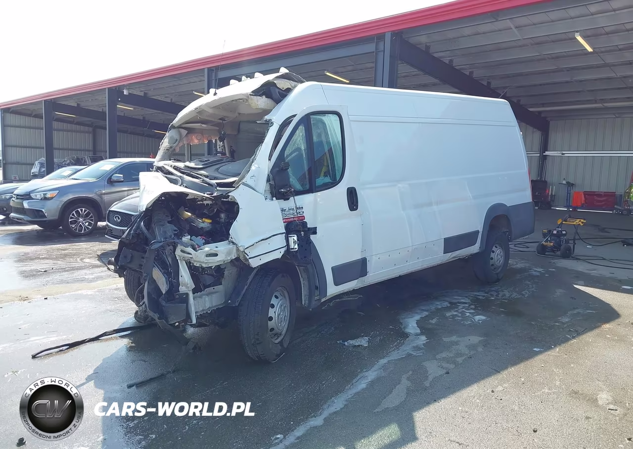 2018 Ram Promaster 3500 Cargo Van High Roof 159 Wb Ext VIN:3C6URVJG4JE106113 - 2