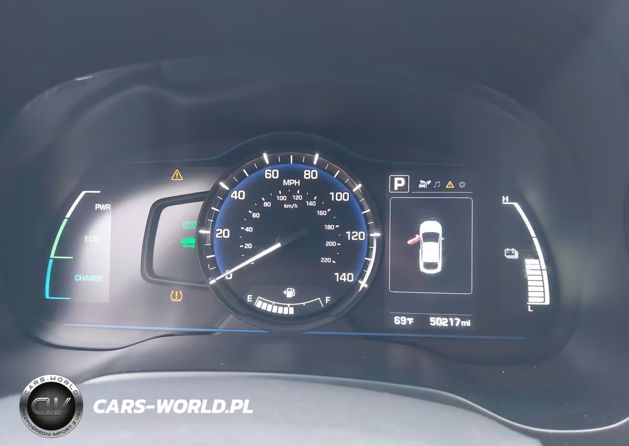 2018 Hyundai Ioniq Hybrid Blue VIN:KMHC65LC9JU076238 - 7