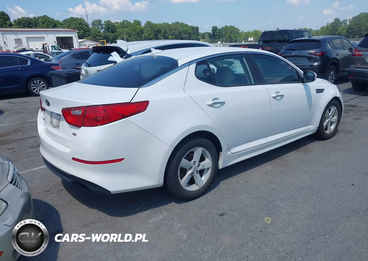 2014 Kia Optima Lx VIN:KNAGM4A75E5508333 - 4