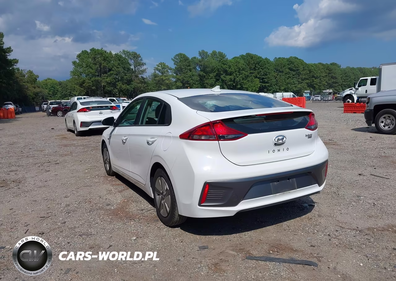 2020 Hyundai Ioniq Hybrid Blue VIN:KMHC65LC2LU220005 - 3
