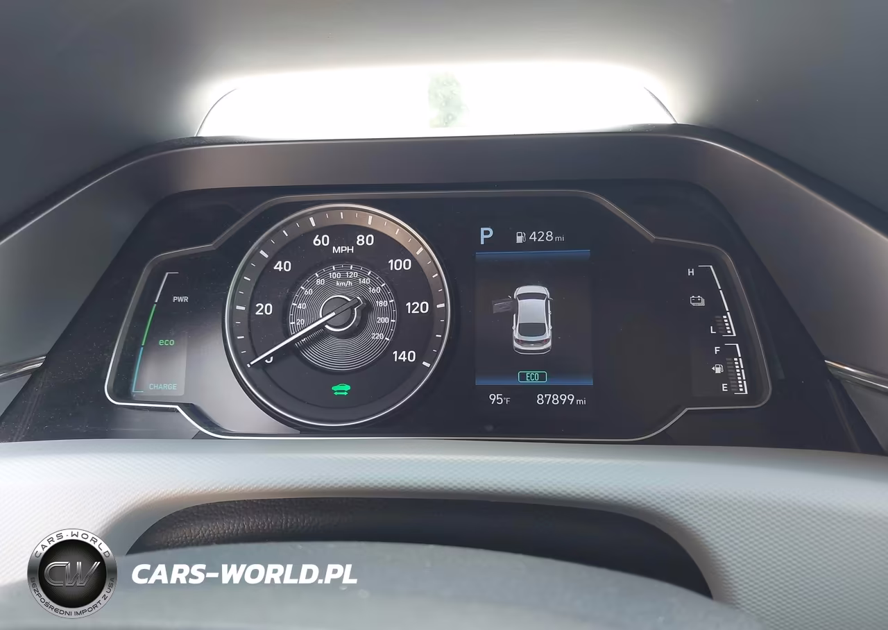 2020 Hyundai Ioniq Hybrid Blue VIN:KMHC65LC2LU220005 - 7