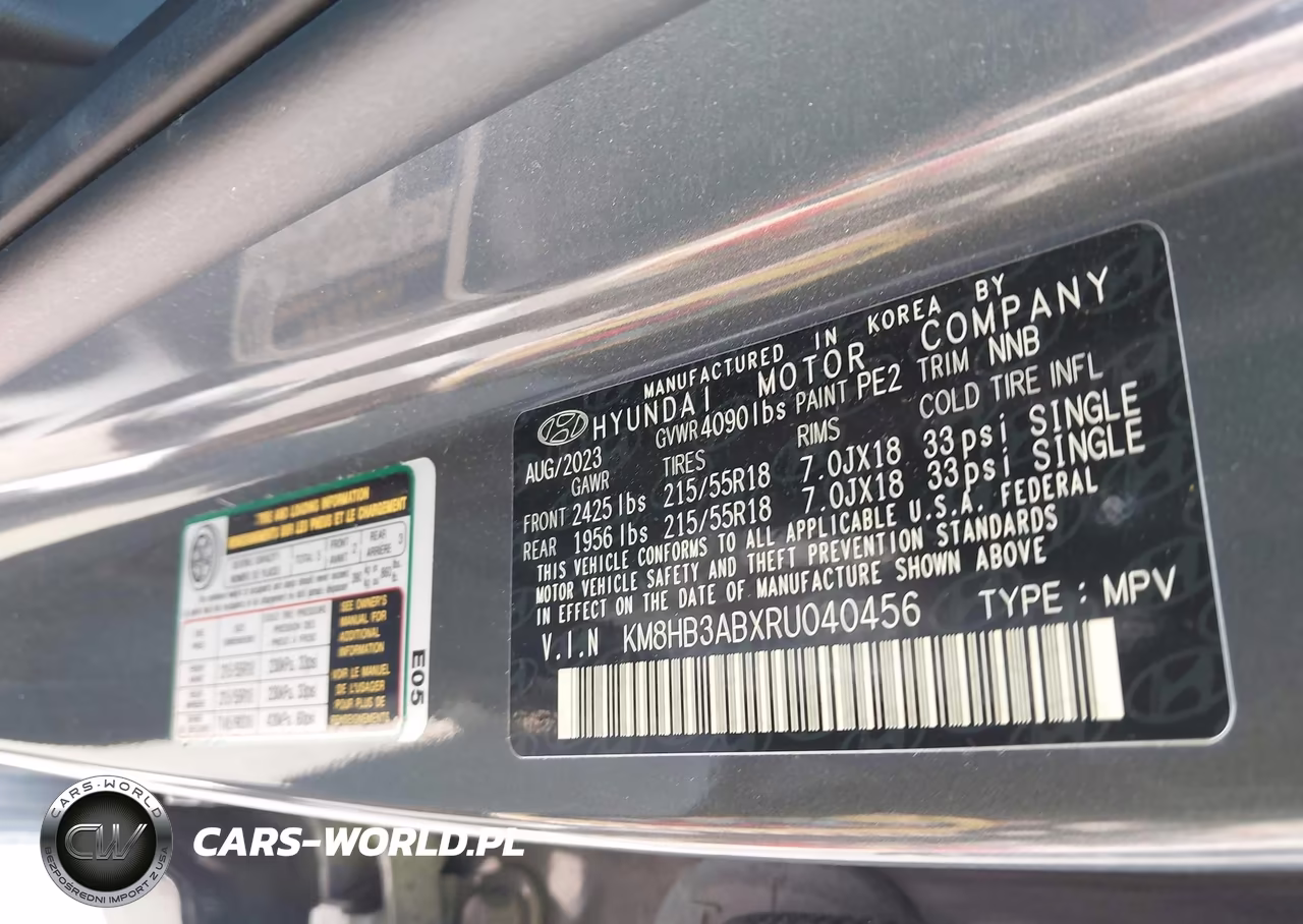 2024 Hyundai Kona Sel VIN:KM8HB3ABXRU040456 - 9