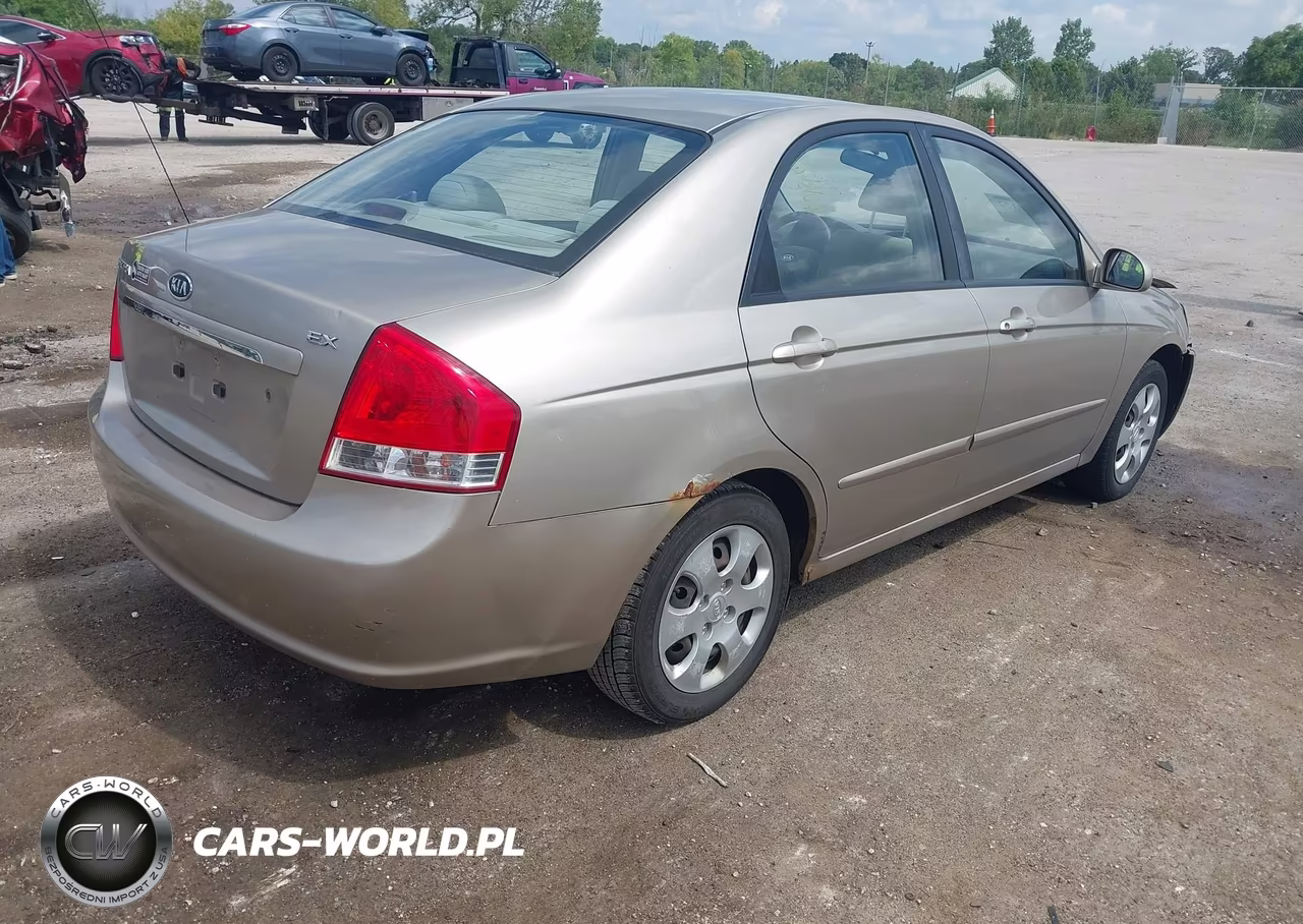 2007 Kia Spectra Ex VIN:KNAFE121X75464687 - 4