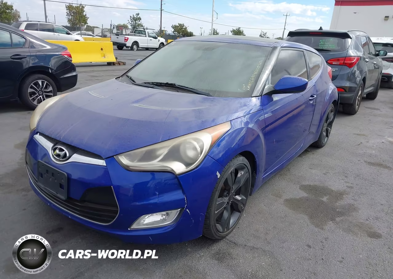 2012 Hyundai Veloster Base W-Black VIN:KMHTC6AD8CU057631 - 2