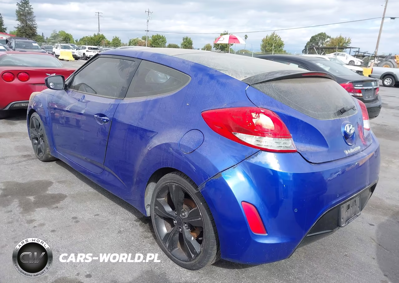 2012 Hyundai Veloster Base W-Black VIN:KMHTC6AD8CU057631 - 3