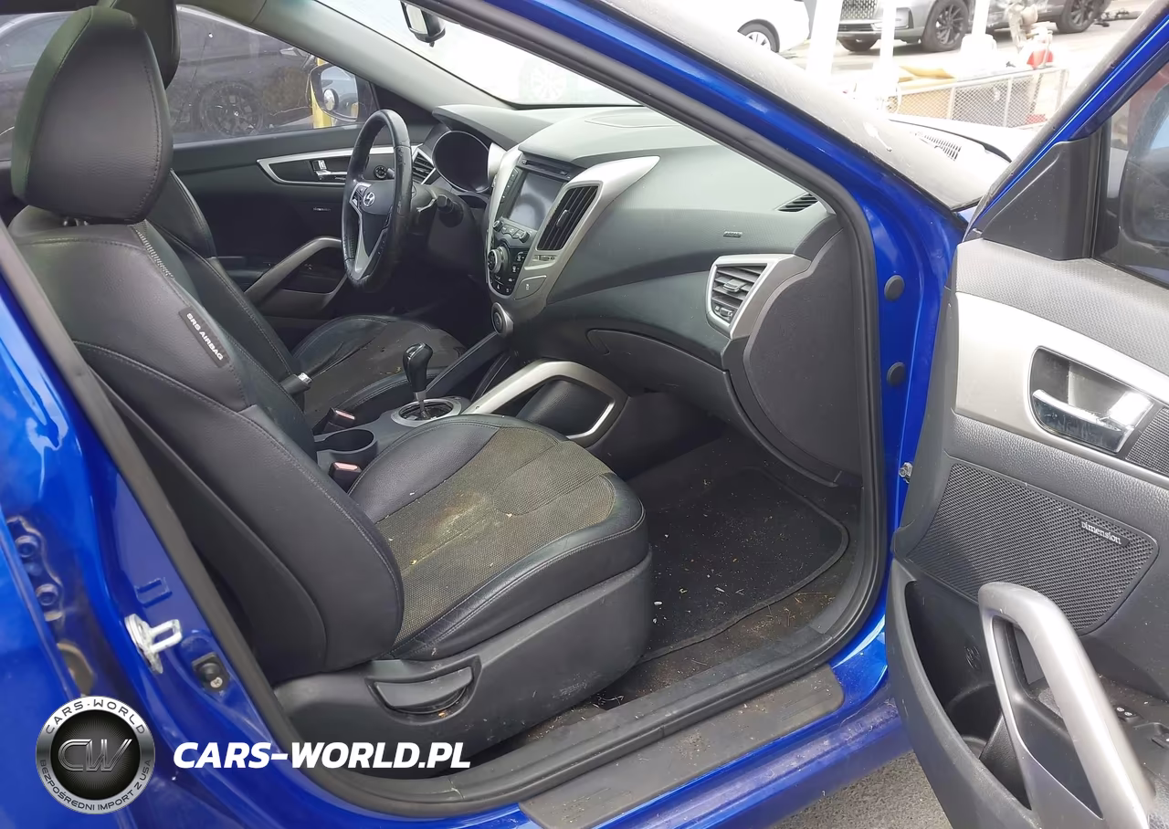 2012 Hyundai Veloster Base W-Black VIN:KMHTC6AD8CU057631 - 5