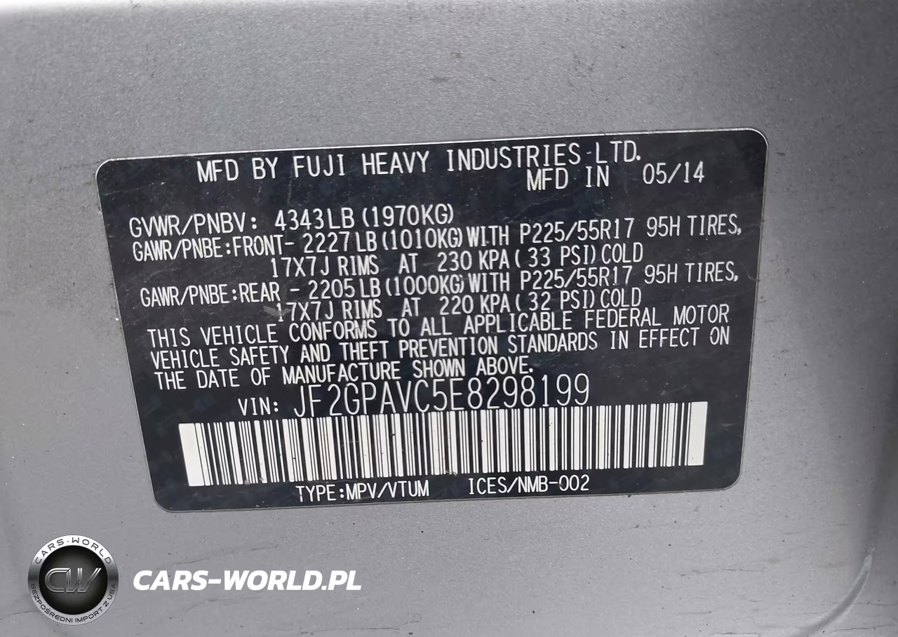 2014 Subaru Xv Crosstrek 2.0I Premium VIN:JF2GPAVC5E8298199 - 9