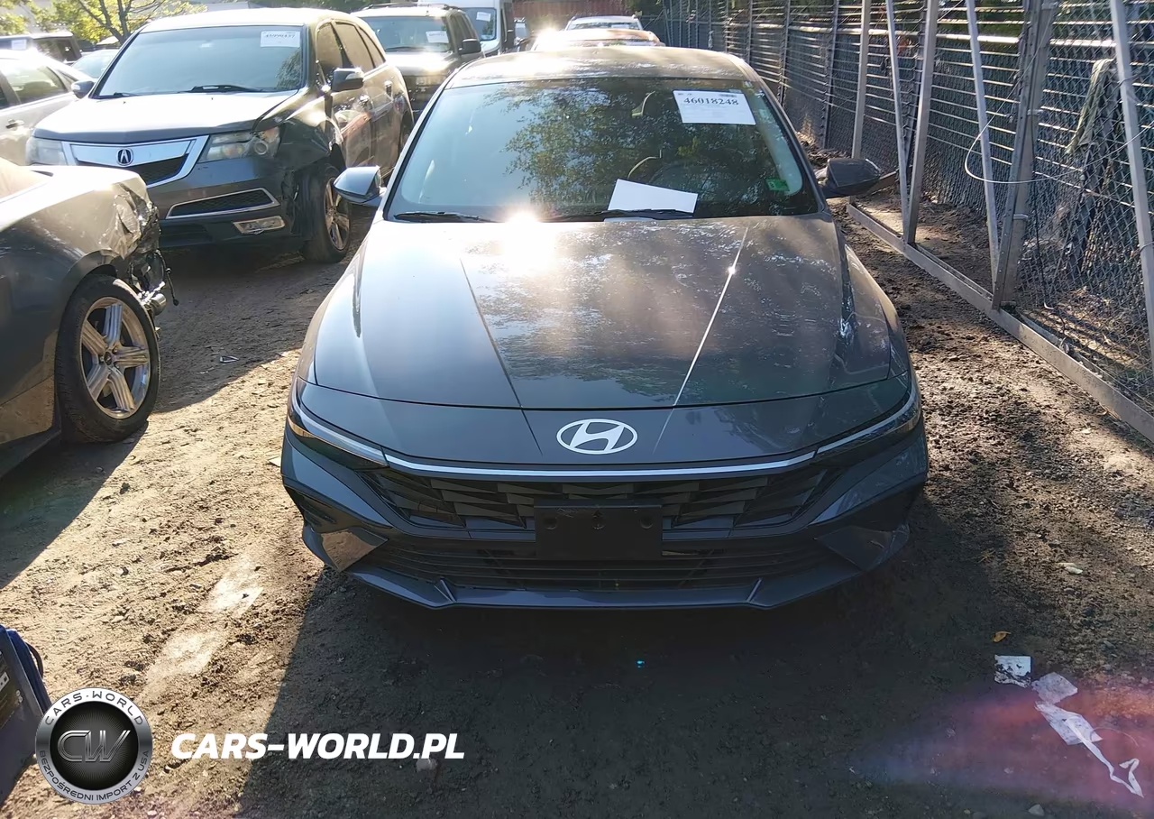 2025 Hyundai Elantra Hybrid Blue VIN:KMHLM4DJ3SU168833 - 11