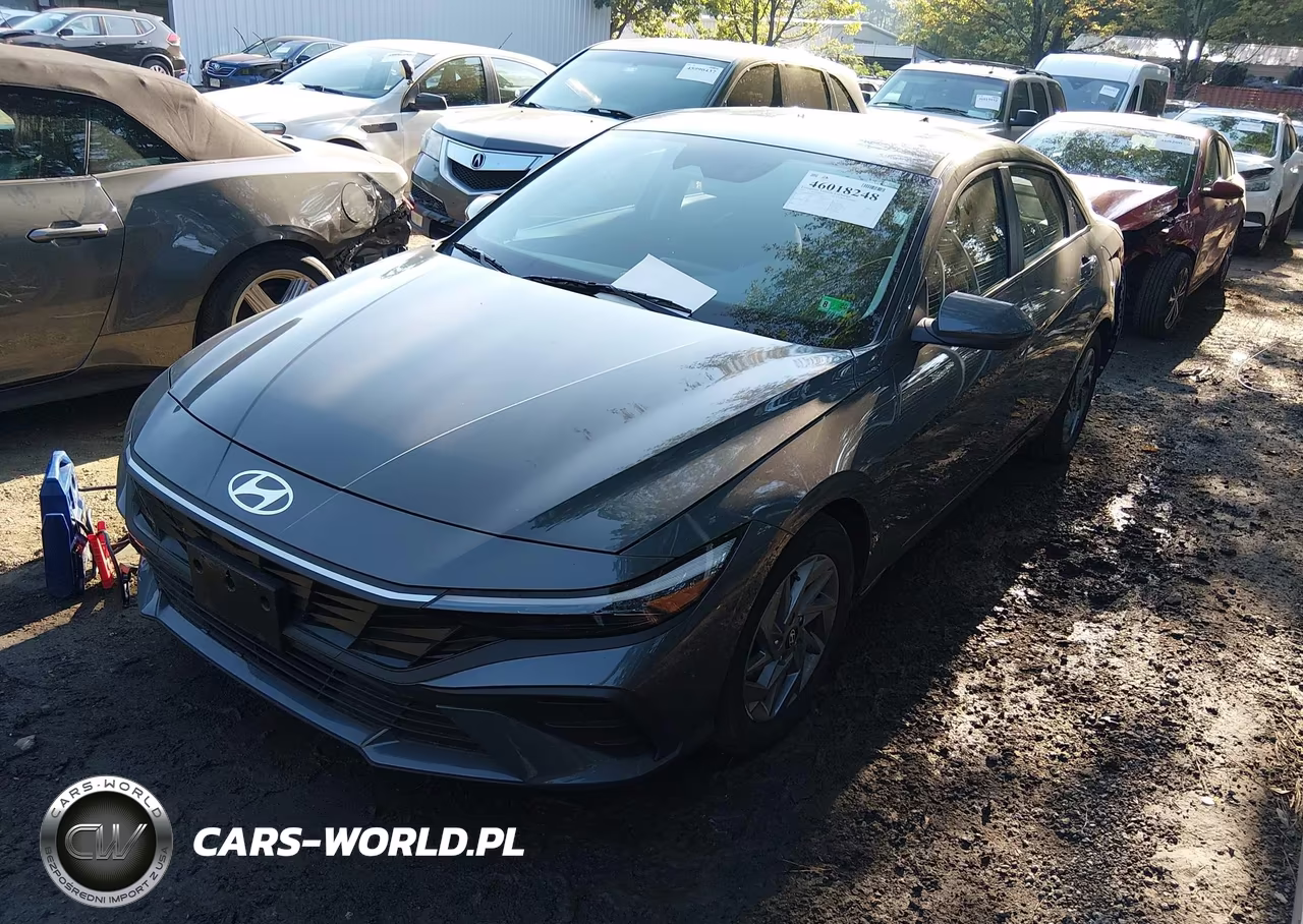 2025 Hyundai Elantra Hybrid Blue VIN:KMHLM4DJ3SU168833 - 2