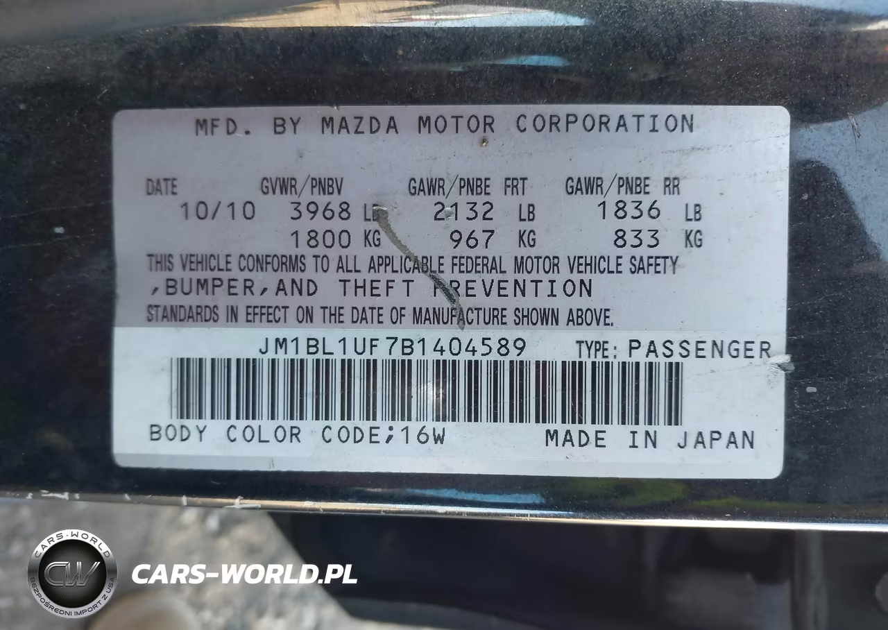 2011 Mazda Mazda3 I Sport VIN:JM1BL1UF7B1404589 - 9