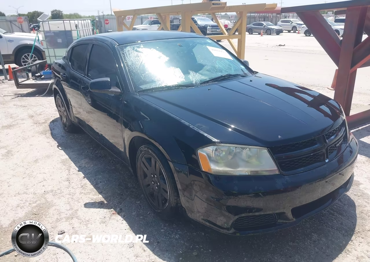 2014 Dodge Avenger Se VIN:1C3CDZAB7EN200913 - 1