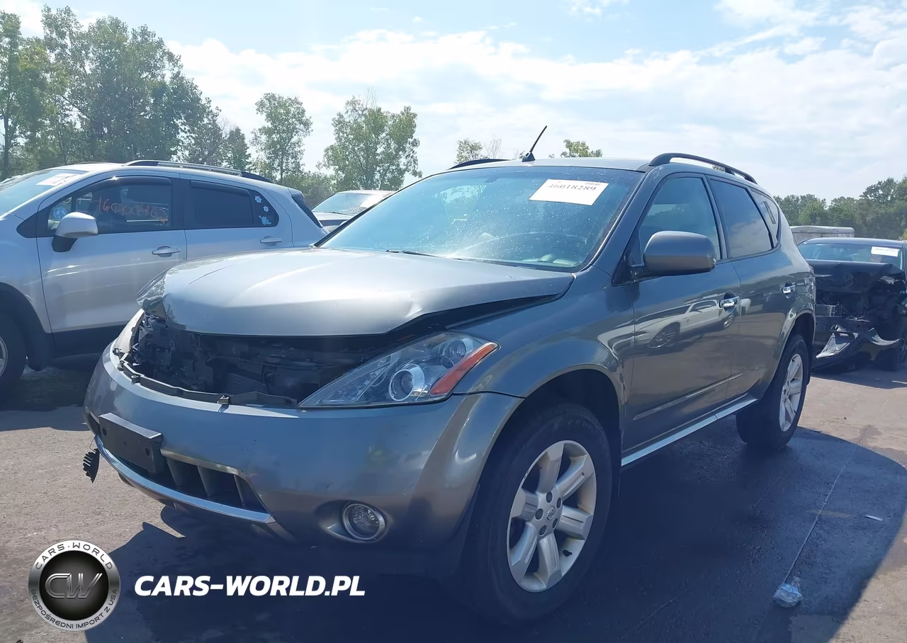 2007 Nissan Murano Sl VIN:JN8AZ08W17W610066 - 2