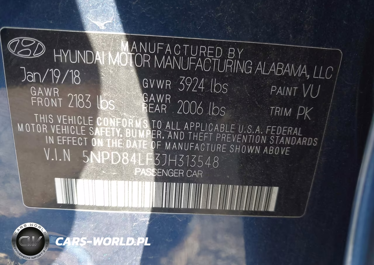2018 Hyundai Elantra Sel VIN:5NPD84LF3JH313548 - 9