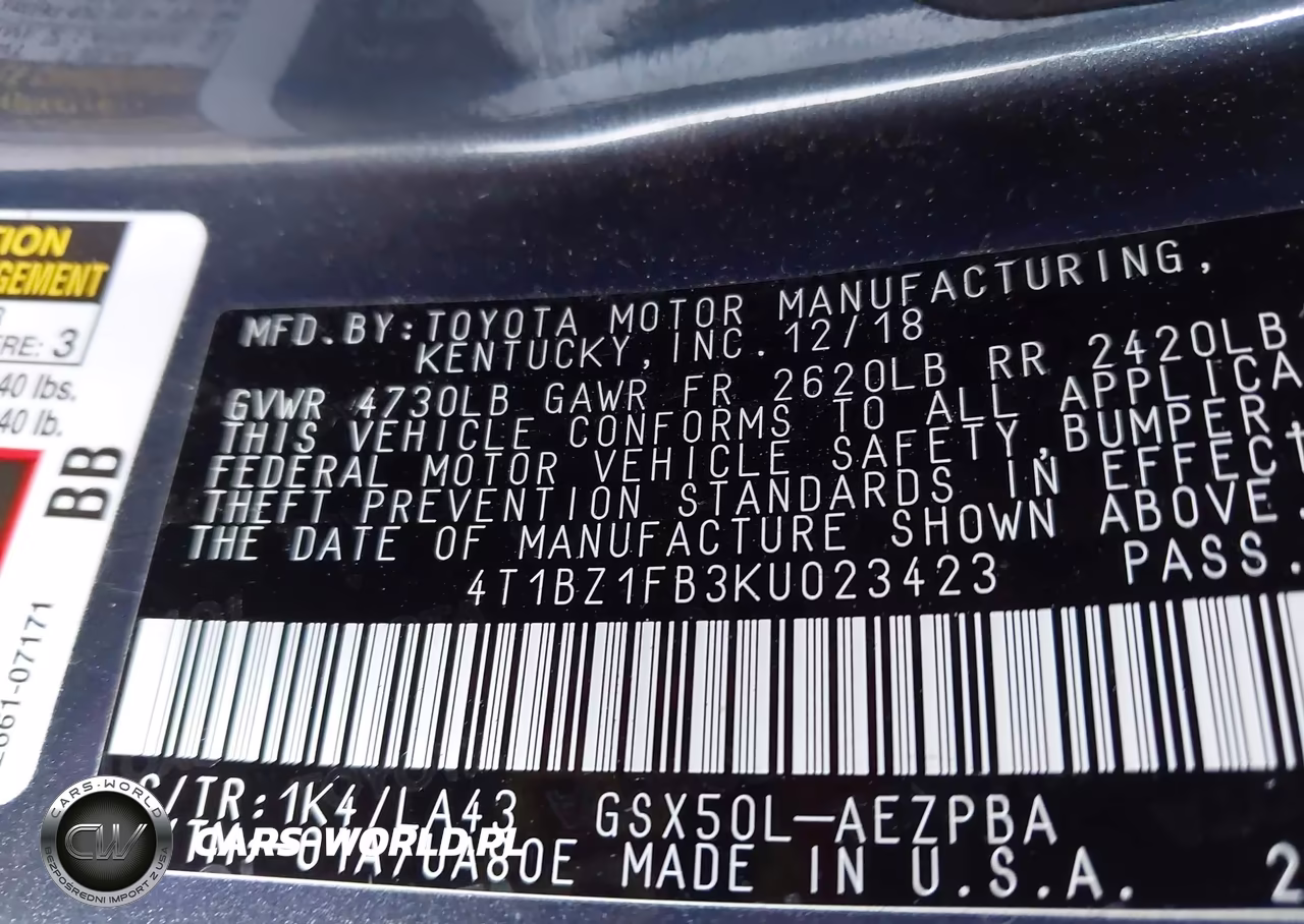2019 Toyota Avalon Limited VIN:4T1BZ1FB3KU023423 - 9