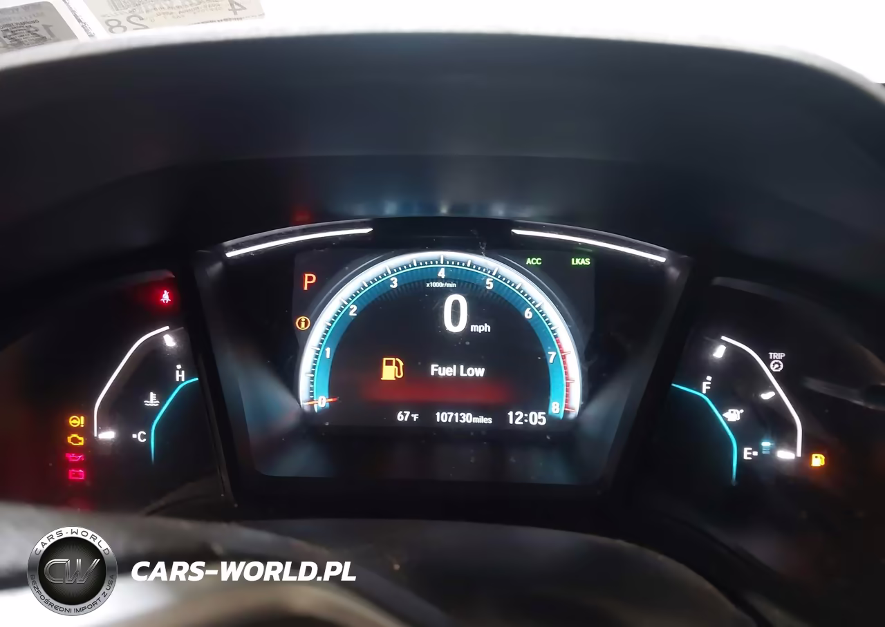 2019 Honda Civic Lx VIN:2HGFC2F63KH530858 - 7